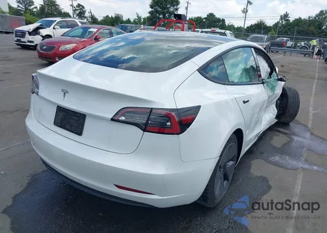 2021 Tesla Model 3 Standard Range Plus Rear-Wheel Drive из США, поврежденный, VIN 5YJ3E1EA1MF991593